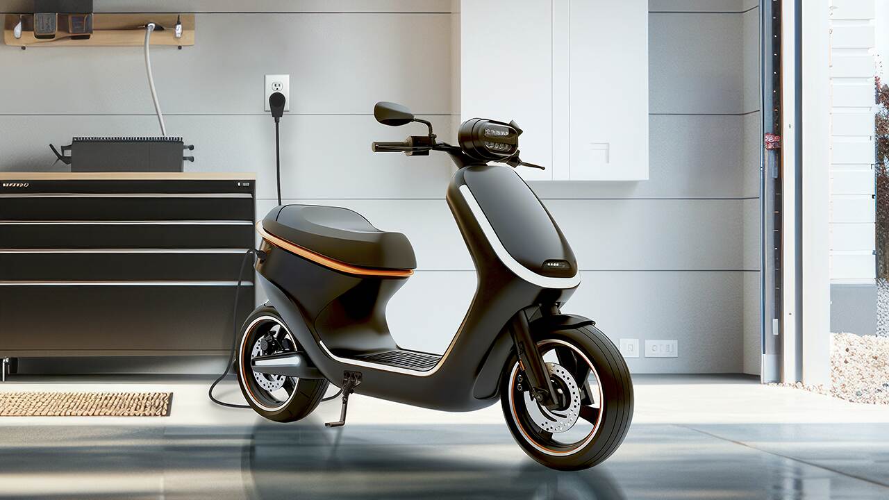 Automotive light electric vehicle charger